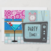 Invitation Cuisine rétro - Cocktail - Dîner - SRF (Devant)