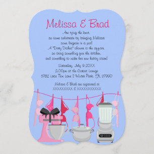 Invitation Cuisine sympa Cuisine Lingerie Envoi d'une douche 