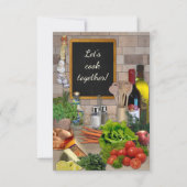 Invitation Cuisinons ensemble ! (Devant)