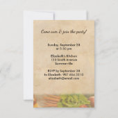 Invitation Cuisinons ensemble ! (Dos)