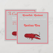 Invitation Cuisson à base de poisson cru (Devant / Derrière)