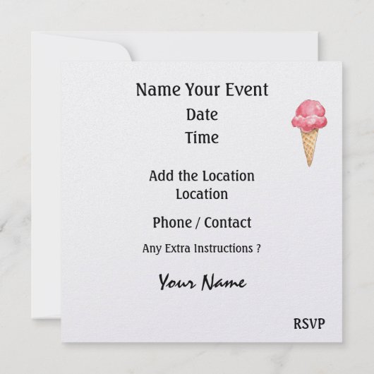 Invitation Cuisson barbecue - 4 juillet (Dos)