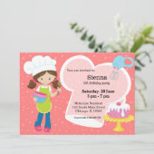 Invitation Cuisson * choisir la couleur arrière - plan (Debout devant)