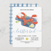 Invitation Cuisson de homard au four (Devant / Derrière)