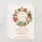 Invitation Cuit avec amour Pain d'épices Échange de biscuits (Devant)