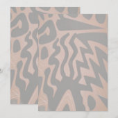 Invitation cuivre funky (Devant / Derrière)