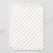 Invitation Cuivre | Simple moderne Surprise Retirement Party (Dos)