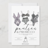 Invitation Culotte et prothèse lingerie douche nuptiale (Devant)