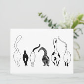 Invitation Culs de chat (Debout devant)