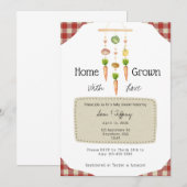 Invitation Cultivé à la maison avec amour (Devant / Derrière)