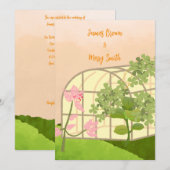 Invitation Cultiver ensemble mariage (Devant / Derrière)