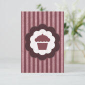 Invitation cupcake (Debout devant)