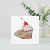 Invitation Cupcake (Debout devant)