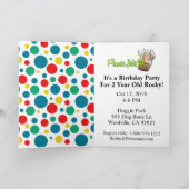 Invitation Cupcake 2 ans - French Bulldog (Intérieur)