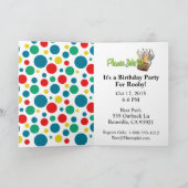 Invitation Cupcake d'anniversaire - Kangaroo (Intérieur)