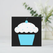 Invitation cupcake de cerise (Debout devant)