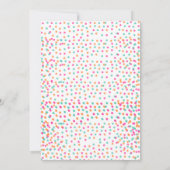 Invitation Cupcake décorant l'anniversaire, le bain de cuisso (Dos)