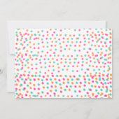 Invitation Cupcake décorant l'anniversaire, le bain de cuisso (Dos)