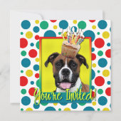 Invitation Cupcake d'invitation - Boxer - Vindy (Devant)