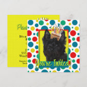 Invitation Cupcake d'invitation - Cairn Terrier - Rosco (Devant / Derrière)