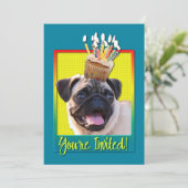 Invitation Cupcake d'invitation - Carlin (Debout devant)