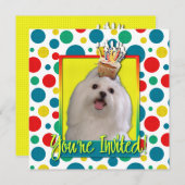 Invitation Cupcake d'invitation - Maltais (Devant / Derrière)