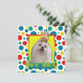 Invitation Cupcake d'invitation - Maltais (Debout devant)