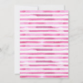 Invitation Cupcake douce fête d'anniversaire fille Aquarelle  (Dos)