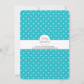 Invitation Cupcake Fille Cupcake Anniversaire Gâteau (Dos)