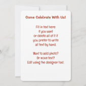 Invitation Cupcake Party Sweet Traitements (Dos)