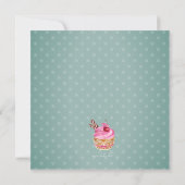 Invitation Cupcake Rose (Dos)
