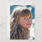 Invitation Cupcake rose et arroser photo de fête d'anniversai (Dos)