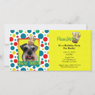 Invitation Cupcake - Schnauzer