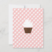 Invitation Cupcake Shaping Up Joliment (Dos)