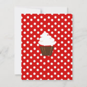 Invitation Cupcake Shaping Up Joliment (Dos)