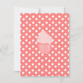 Invitation Cupcake Shaping Up Joliment (Dos)