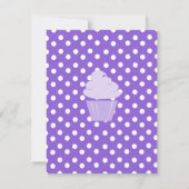 Invitation Cupcake Shaping Up Joliment (Dos)