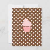 Invitation Cupcake Shaping Up Joliment (Dos)