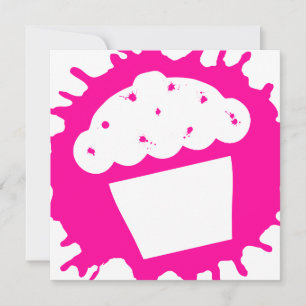 Invitation cupcake splatz