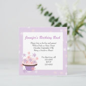 Invitation Cupcakes et Etoiles (Debout devant)