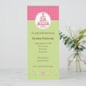 Invitation Cupcakes sur pied (Debout devant)
