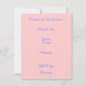 Invitation Cupid personnalisable (Dos)