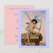 Invitation Cupid personnalisable (Devant / Derrière)