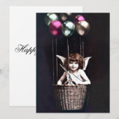 Invitation Cupid vintage (Devant / Derrière)