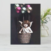Invitation Cupid vintage (Debout devant)