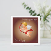 Invitation Cupidons et sa flèche (Debout devant)