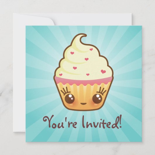 Invitation CuppyCakes (Devant)