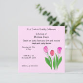 Invitation Curbside Anniversaire Fête (Debout devant)