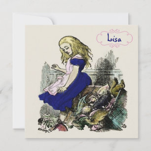 Invitation Curious Alice ~ Invititiations Wonderland