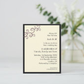 Invitation Curly Q 4,25x5,5 (Debout devant)